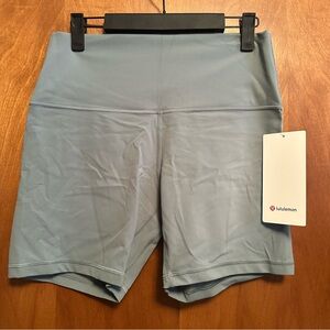 NWT Lululemon Align Hi-Rise HR Shorts 10 Crater Blue 6”